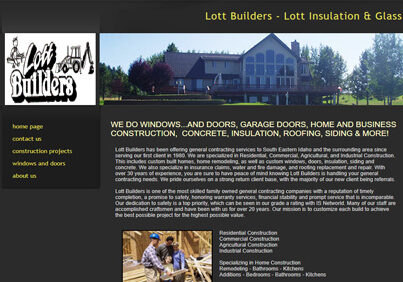 Lott Builders - Lott Insulation & Glass in Soda Springs Idaho